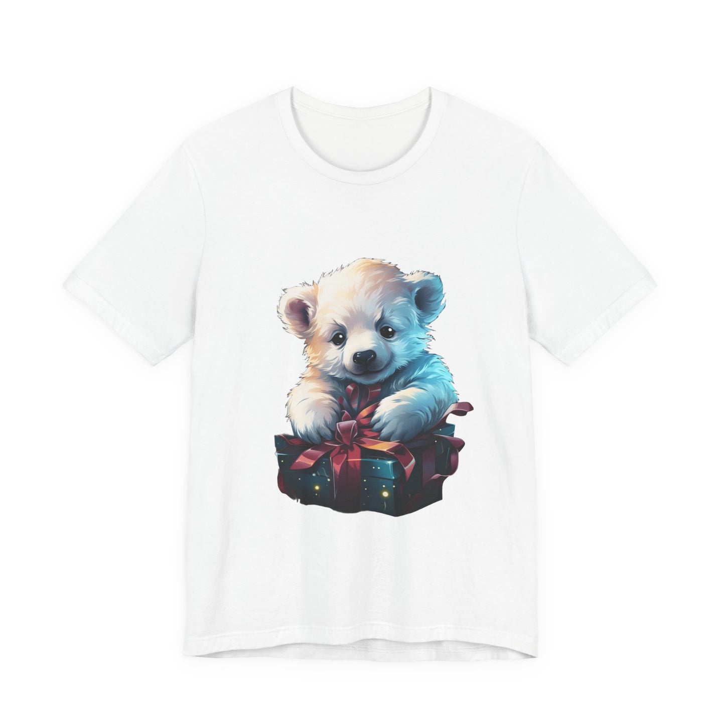 Cute Polar Bear Christmas T-Shirt Gift Tee