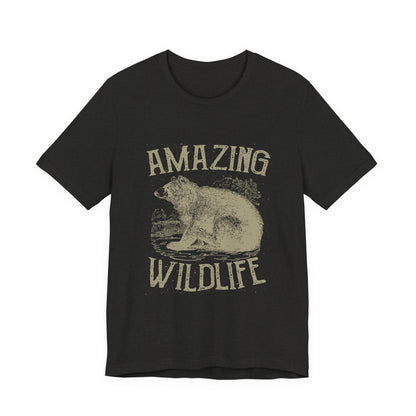 Amazing Wildlife Bear T-Shirt Vintage Outdoors