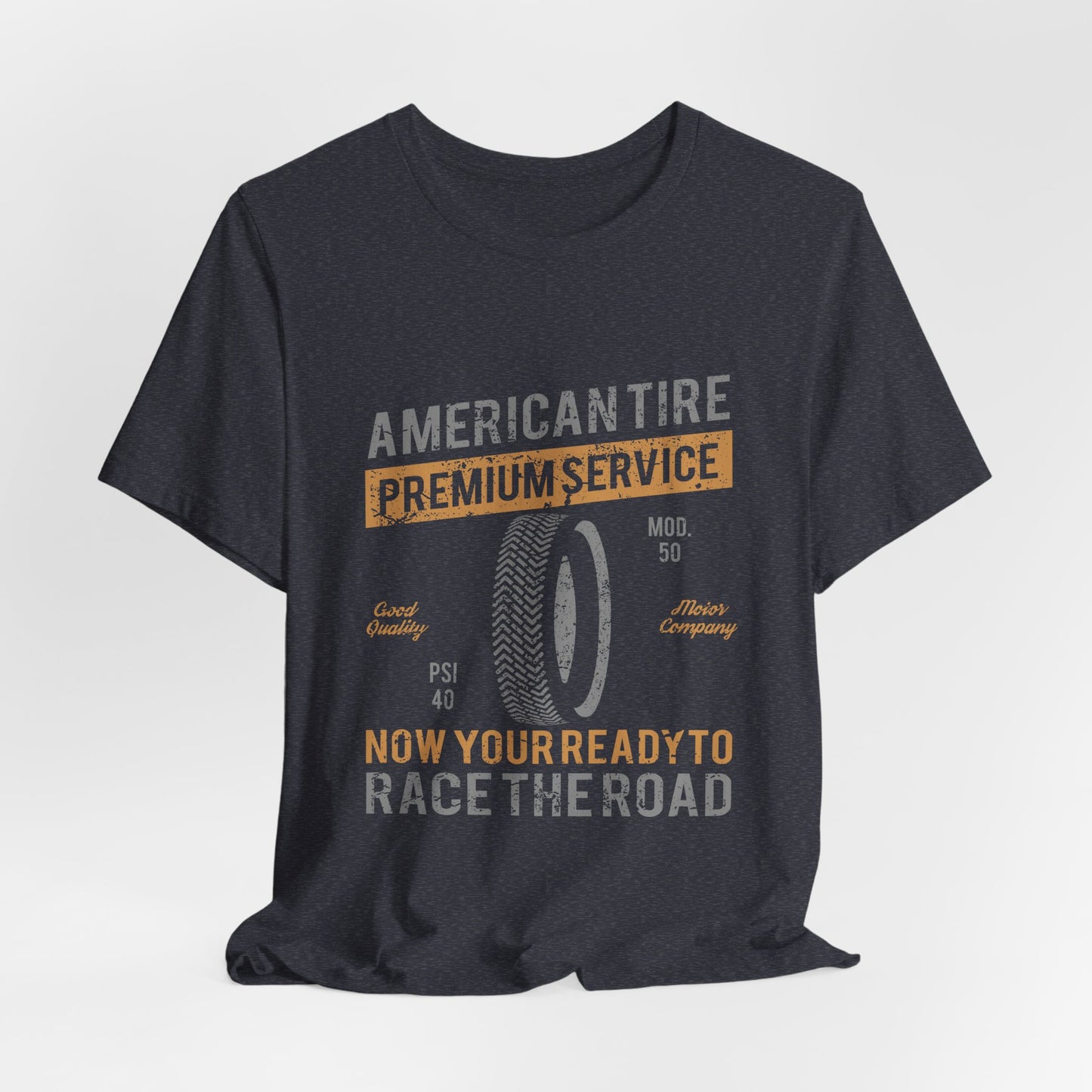 Retro American Tire T-Shirt Race the Road