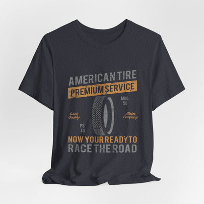 Retro American Tire T-Shirt Race the Road