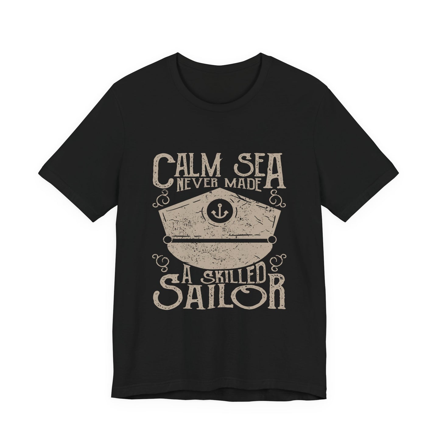 Calm Sea Skilled Sailor T-Shirt Nautical Tee