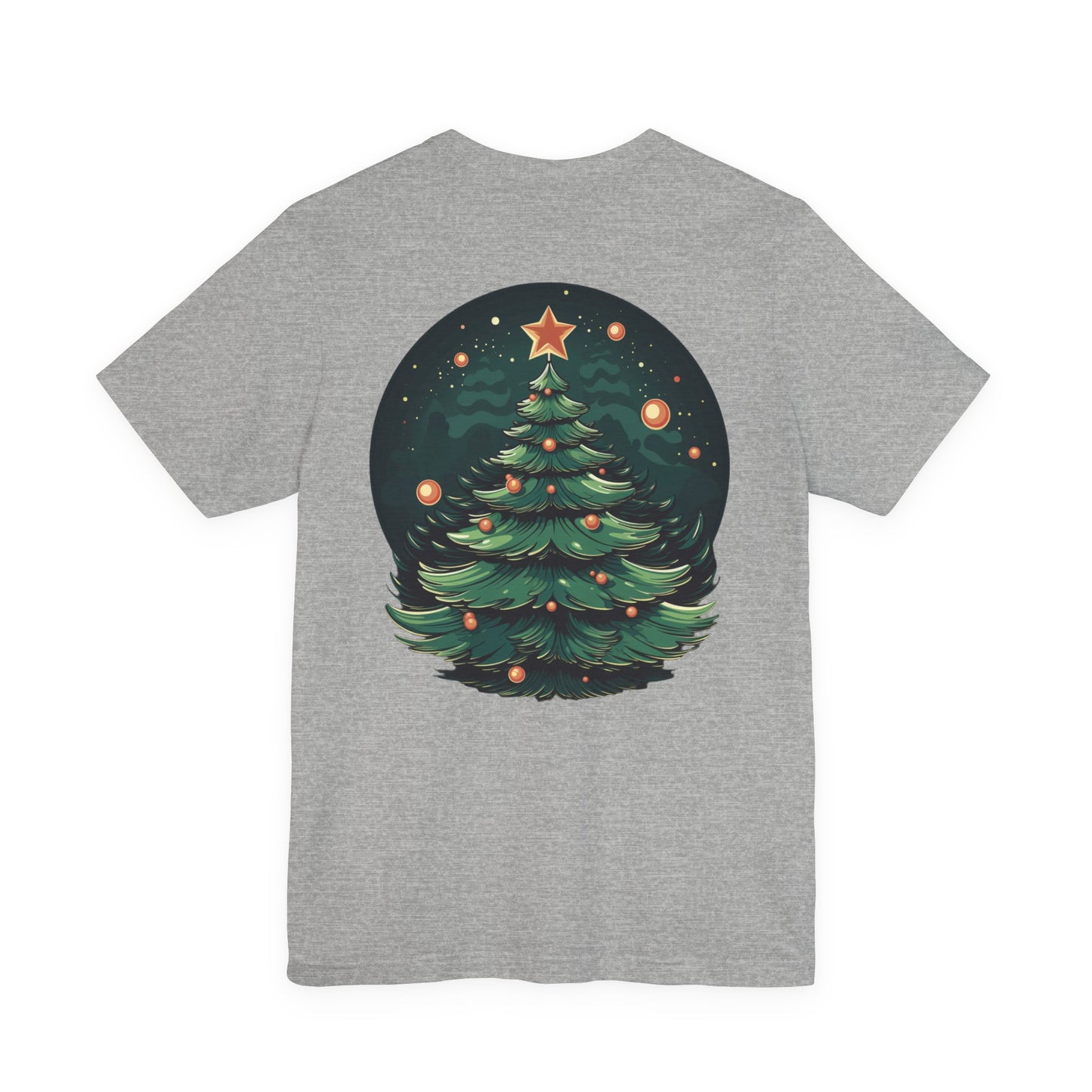 Retro Christmas Tree T-Shirt Star Topper Tee