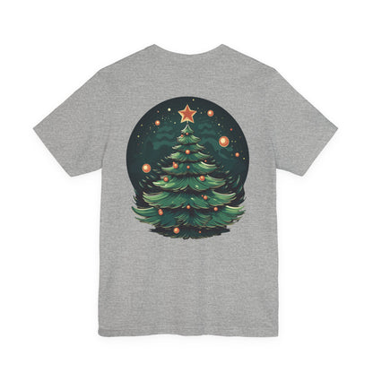 Retro Christmas Tree T-Shirt Star Topper Tee