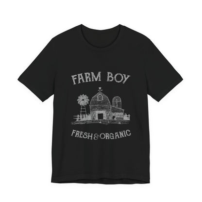 Farm Boy T-Shirt Fresh & Organic Barn Tee