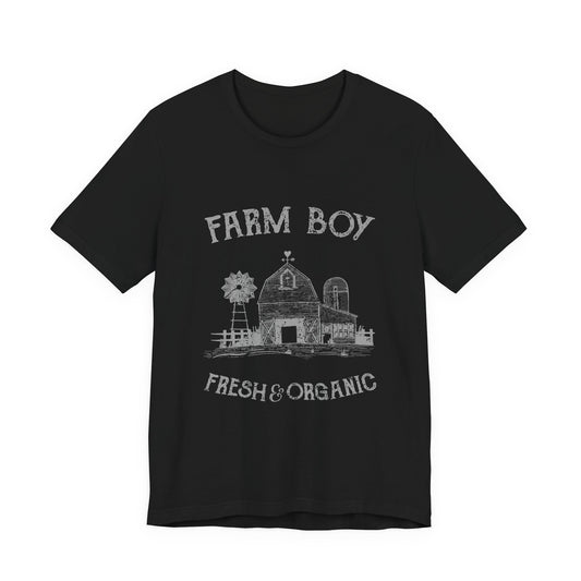 Farm Boy T-Shirt Fresh & Organic Barn Tee