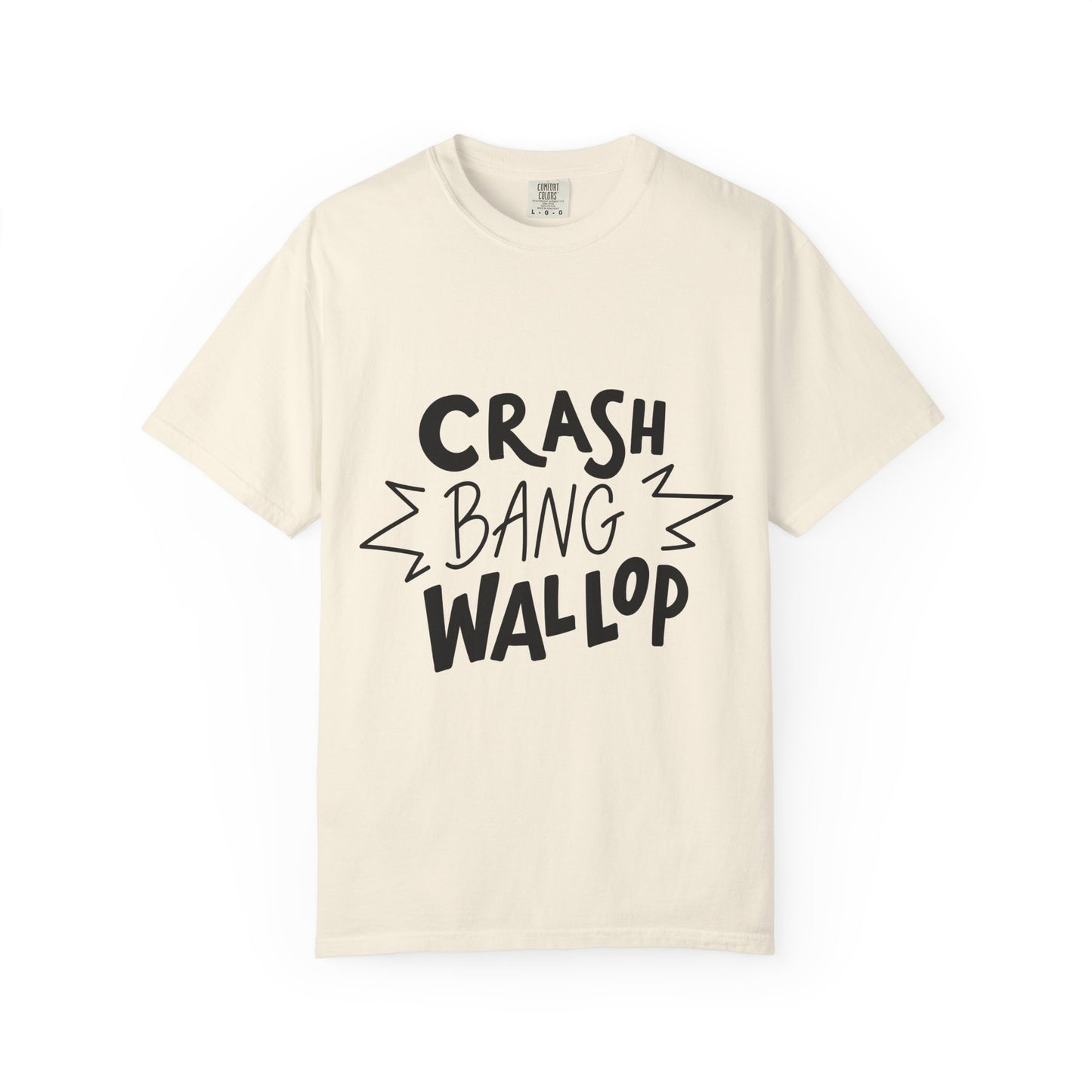 Crash Bang Wallop Garment-Dyed Tee Comic Type