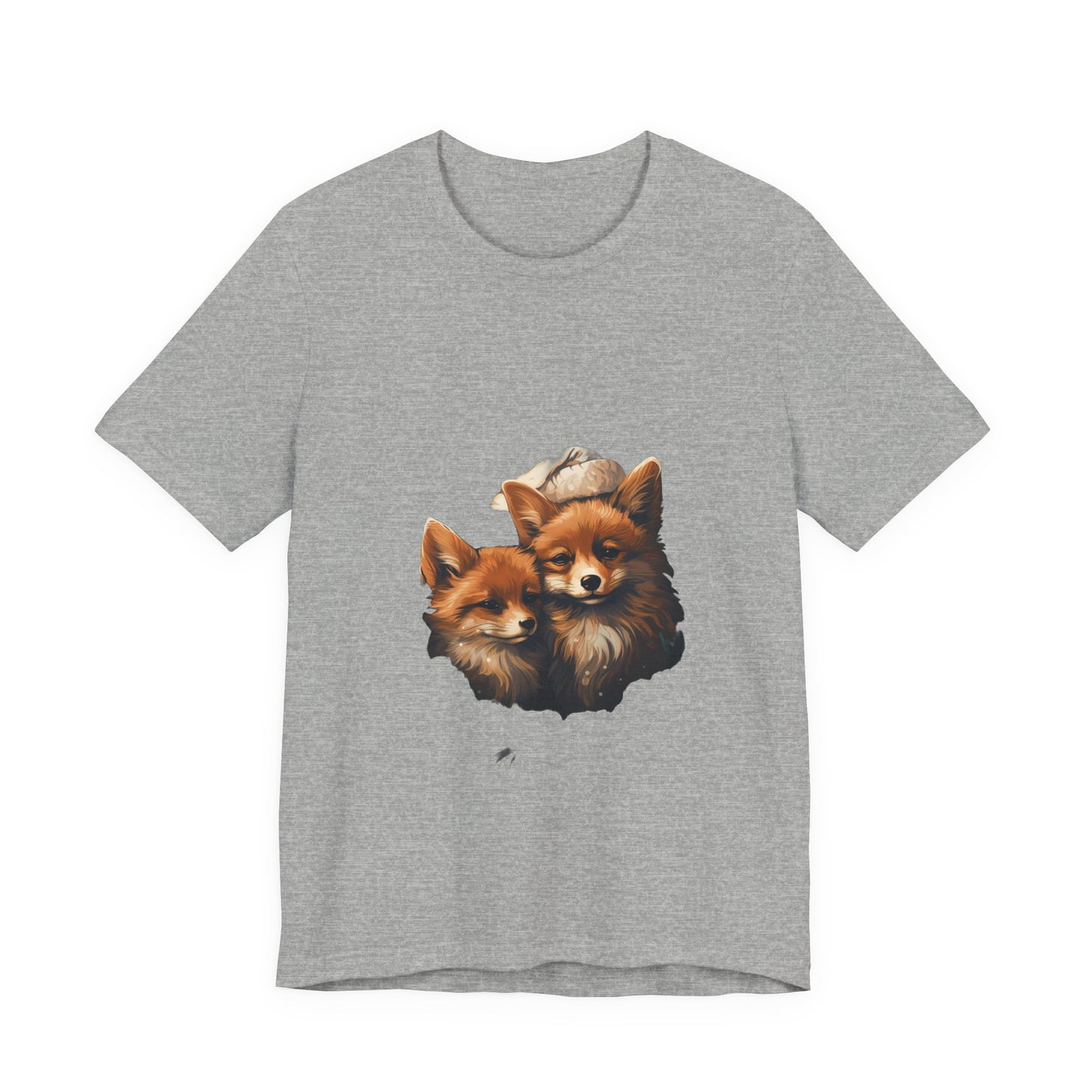 Christmas Fox T-Shirt Cozy Winter Night Foxes Tee