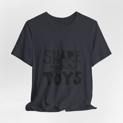 Share Your Toys T-Shirt Kids Lettering Tee