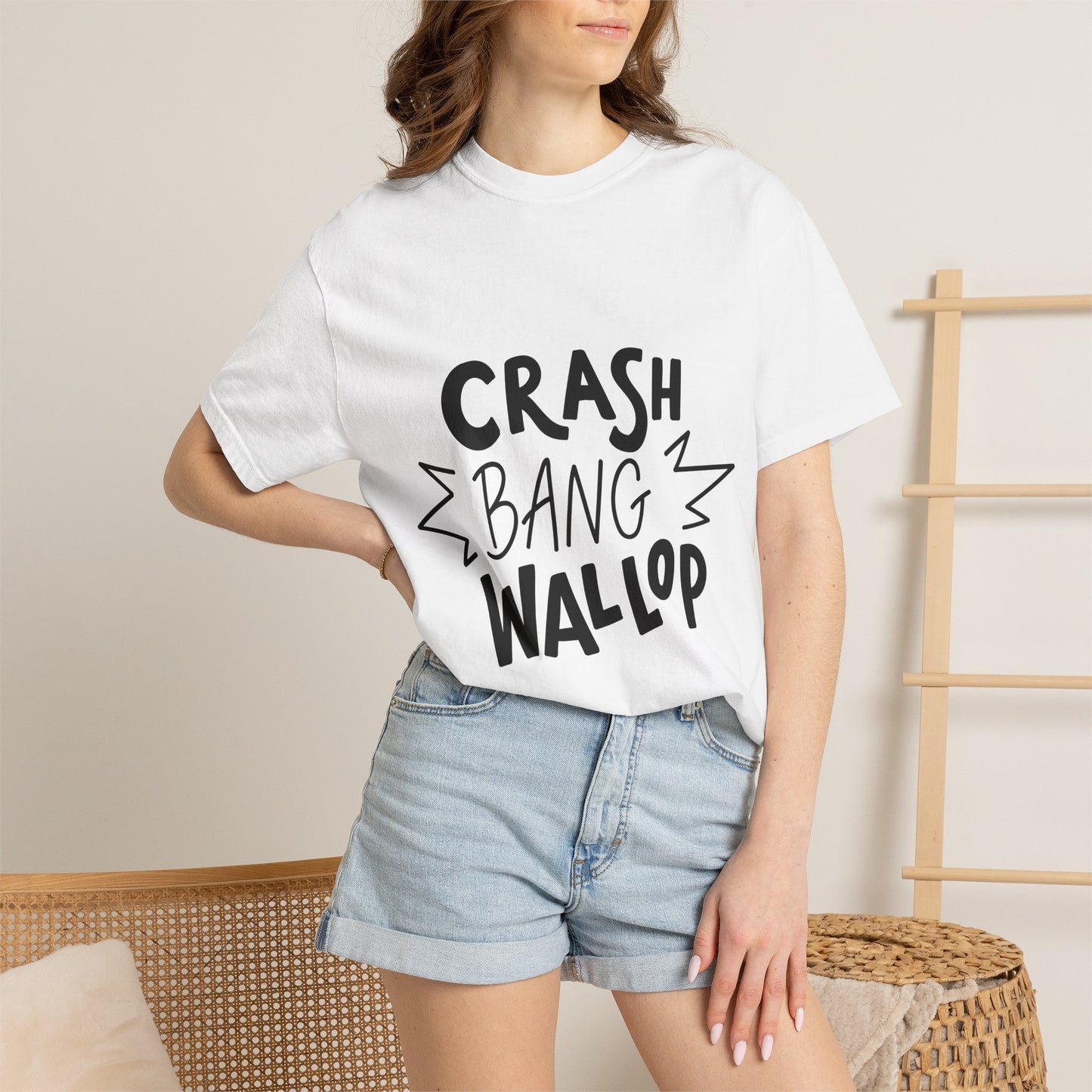 Crash Bang Wallop Garment-Dyed Tee Comic Type