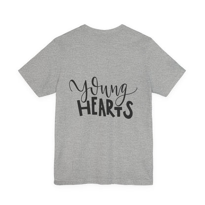 Young Hearts T-Shirt Hand Lettered Script Tee