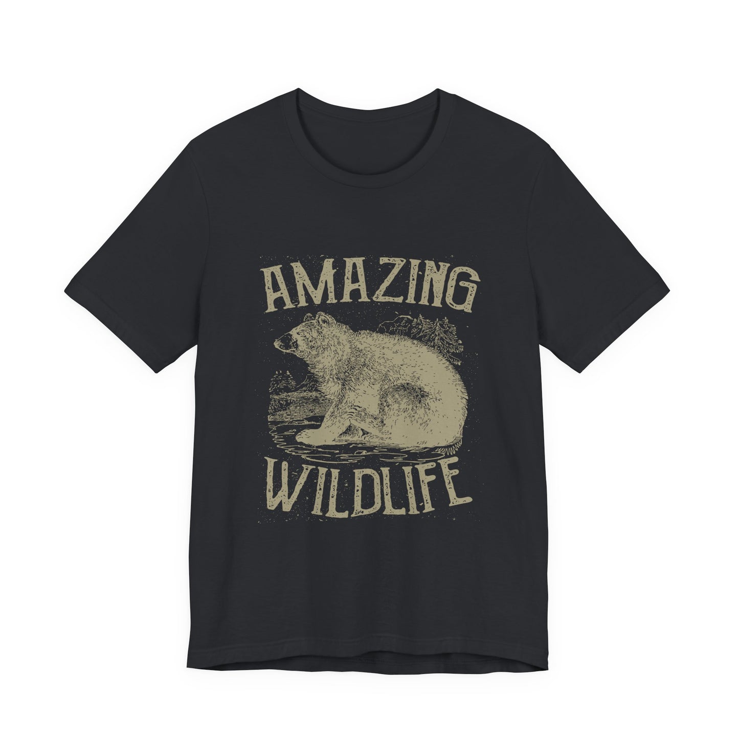 Amazing Wildlife Bear T-Shirt Vintage Outdoors
