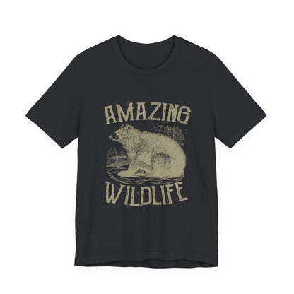 Amazing Wildlife Bear T-Shirt Vintage Outdoors