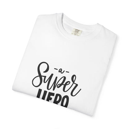 A Super Hero Sleeping Kids Garment-Dyed Tee