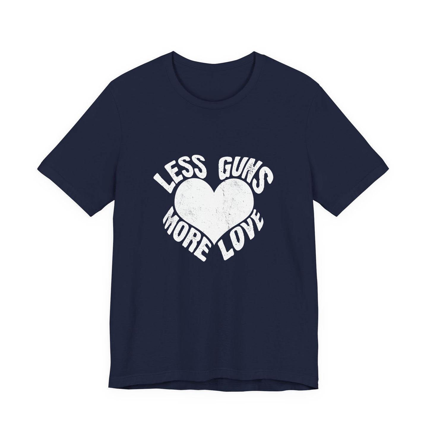 Less Guns More Love T-Shirt | Peace Graphic Tee