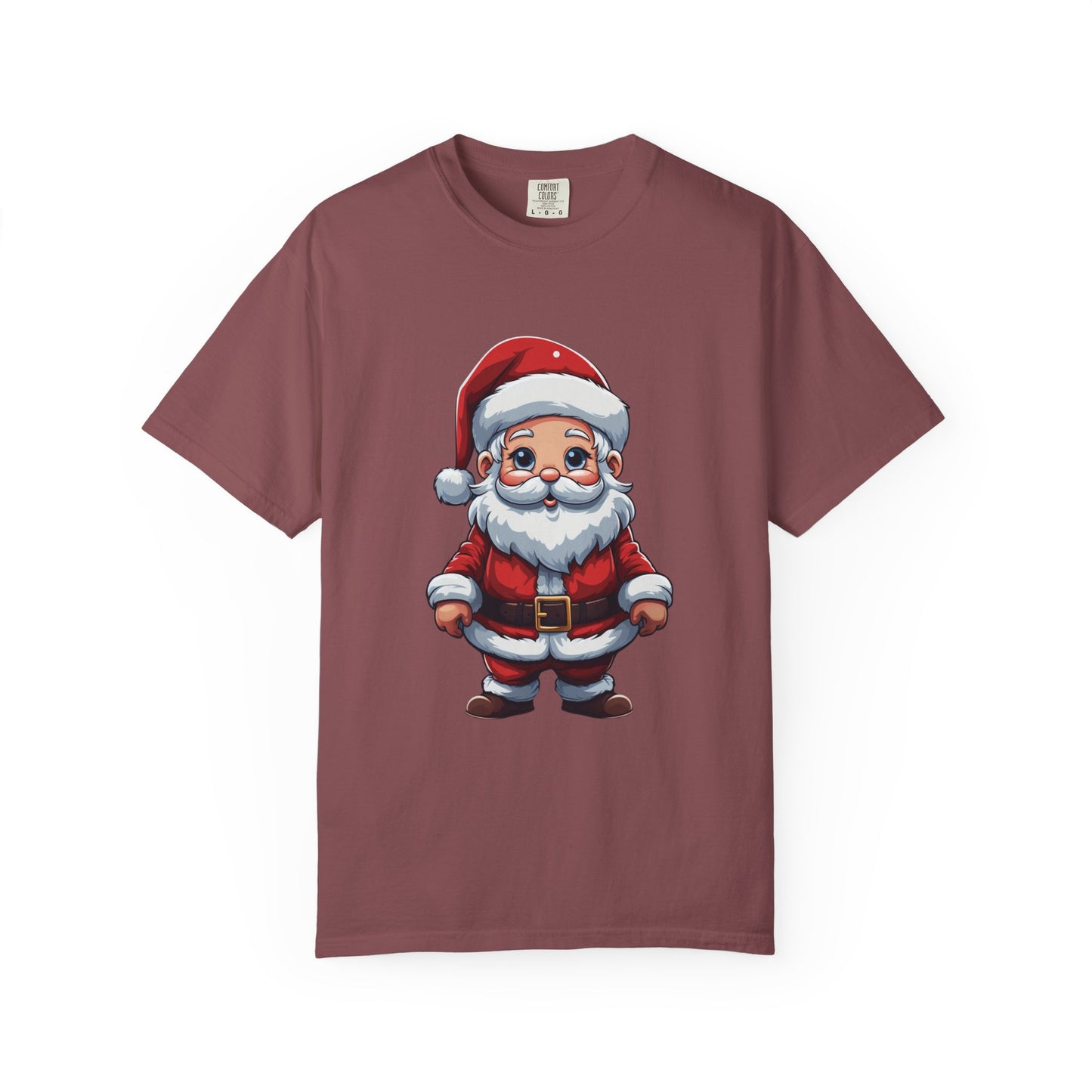 Cute Santa Claus Christmas Garment-Dyed Tee