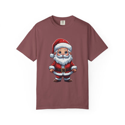 Cute Santa Claus Christmas Garment-Dyed Tee