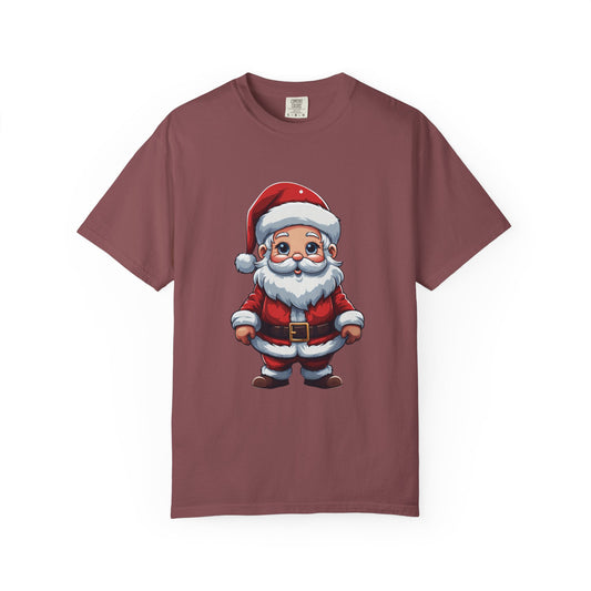 Cute Santa Claus Christmas Garment-Dyed Tee