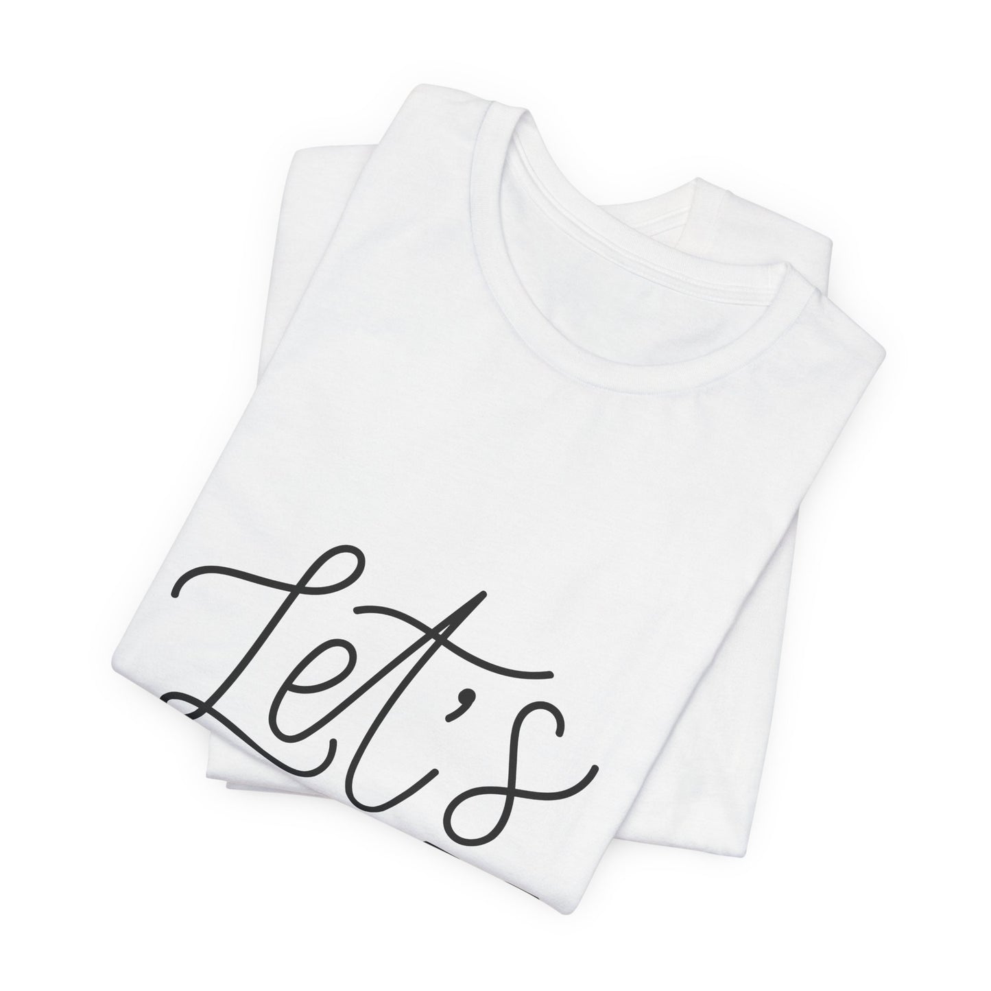 Let's Play Kids T-Shirt Fun Hand Lettered Tee