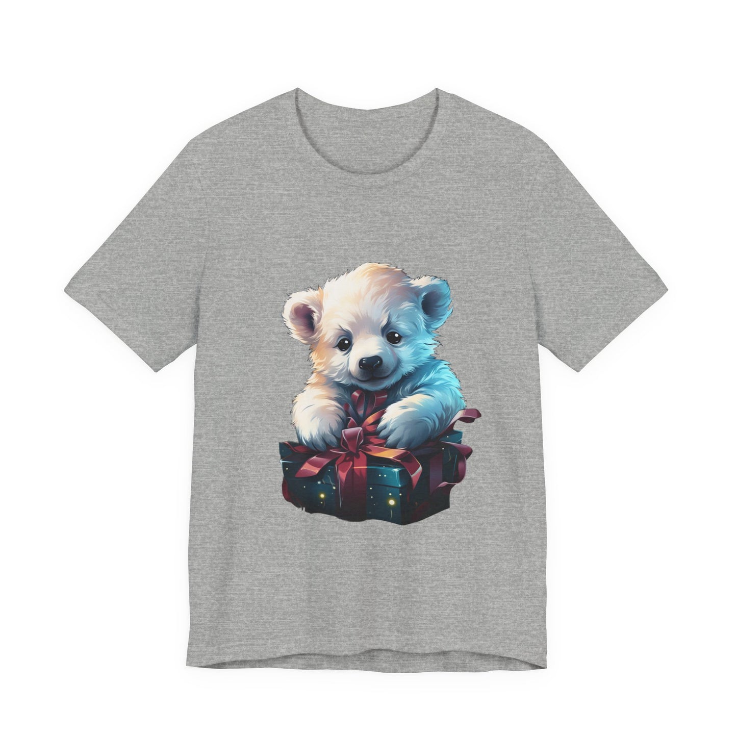 Cute Polar Bear Christmas T-Shirt Gift Tee