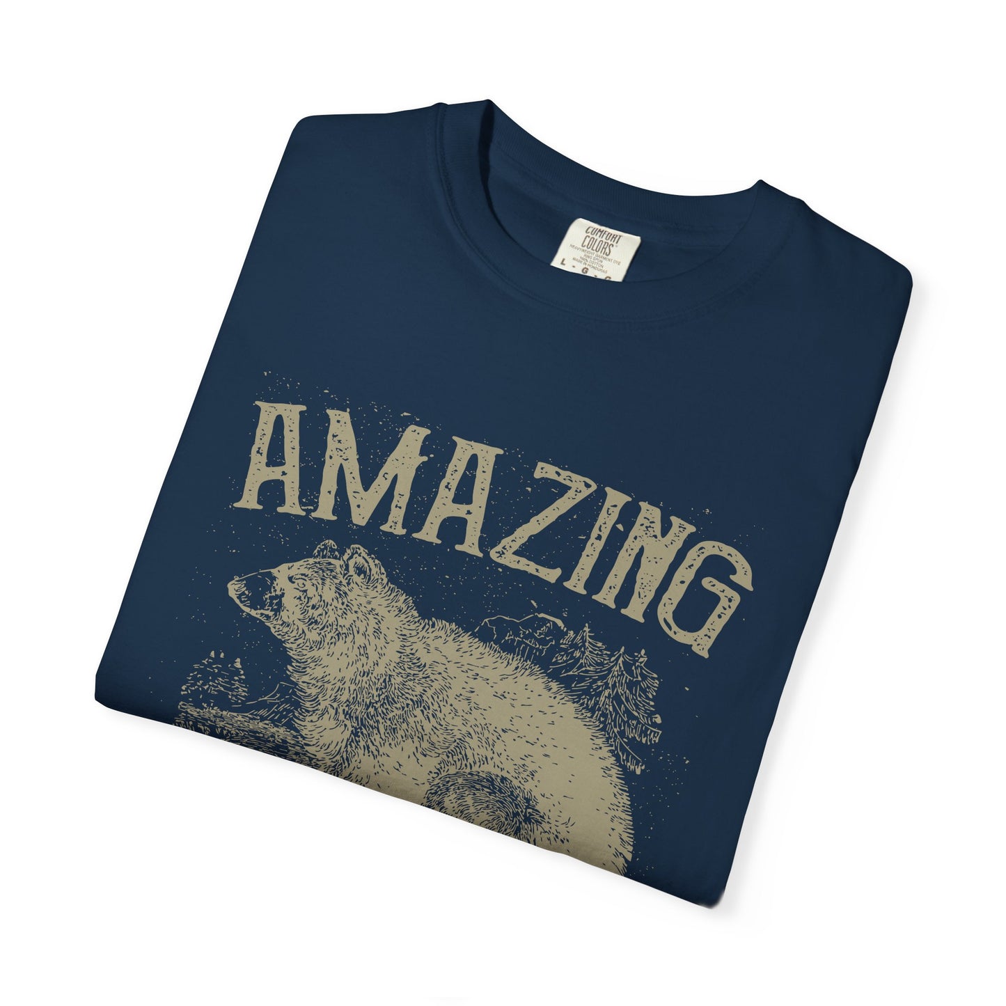 Amazing Wildlife Bear Heavyweight Garment-Dyed Tee
