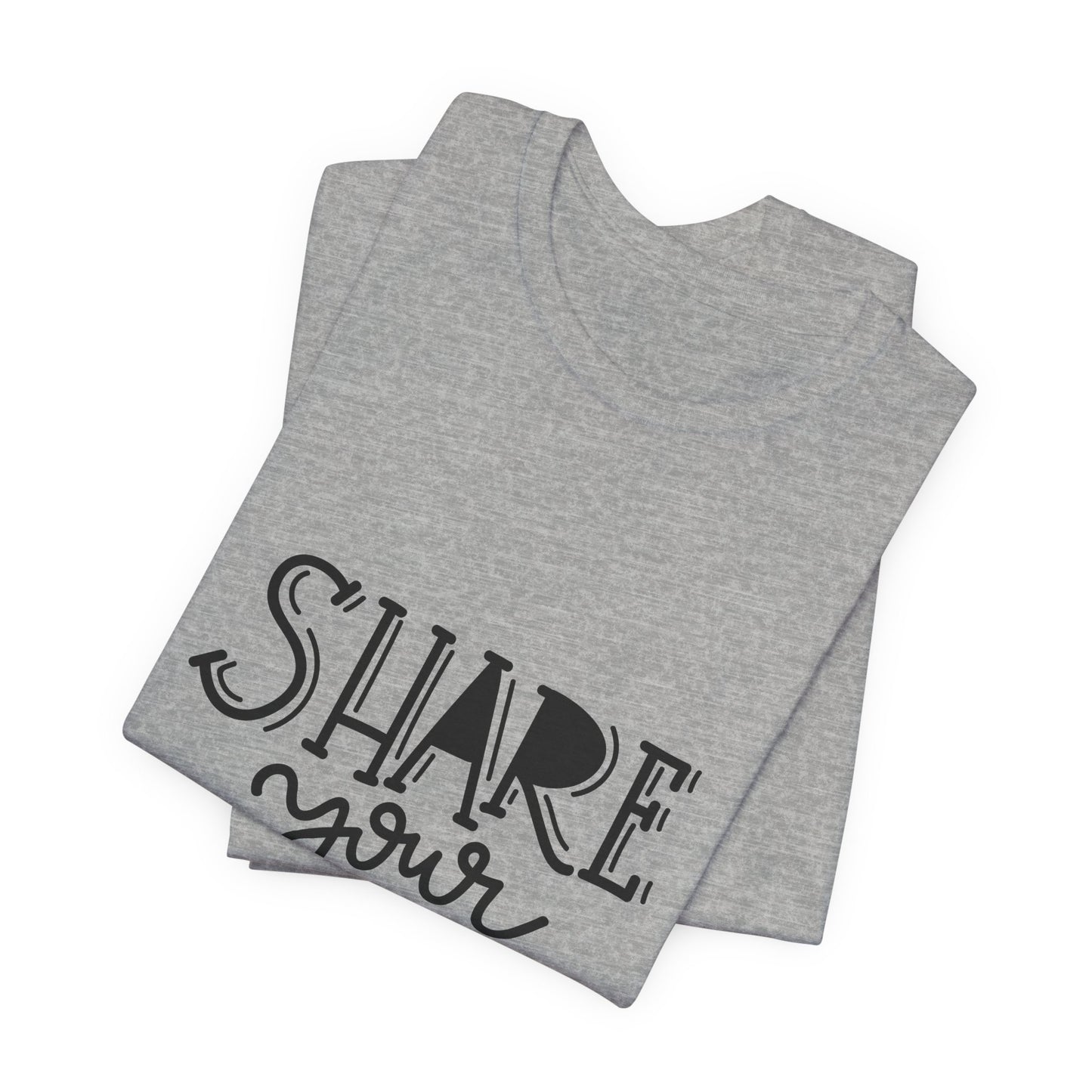 Share Your Toys T-Shirt Kids Lettering Tee