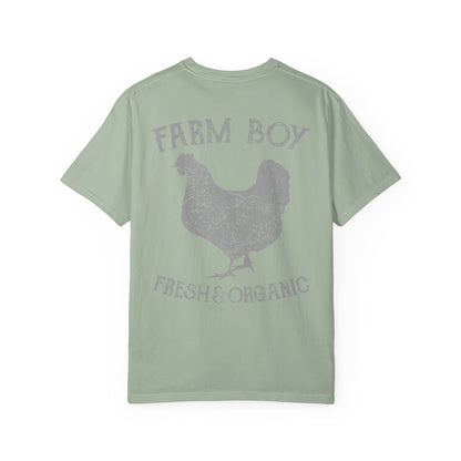 Farm Boy Rooster Garment-Dyed Heavyweight Tee