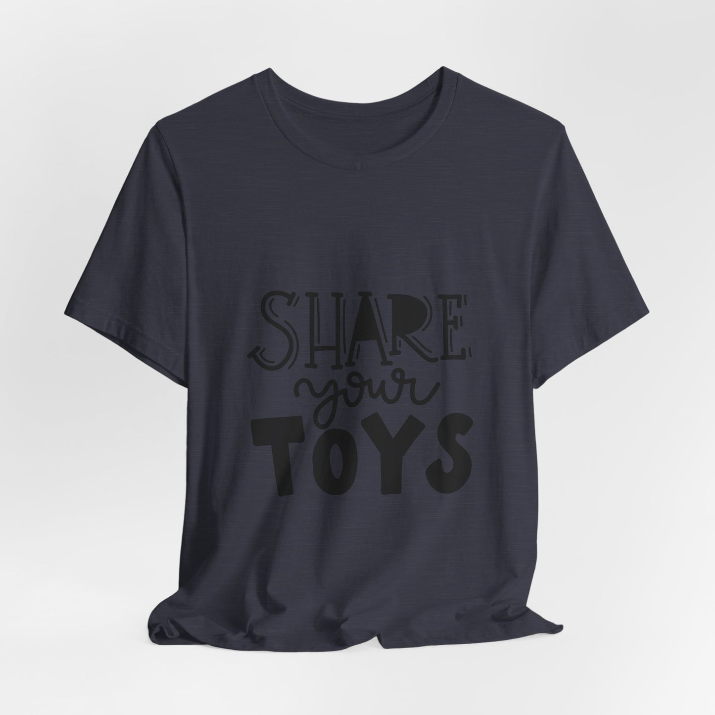 Share Your Toys T-Shirt Kids Lettering Tee