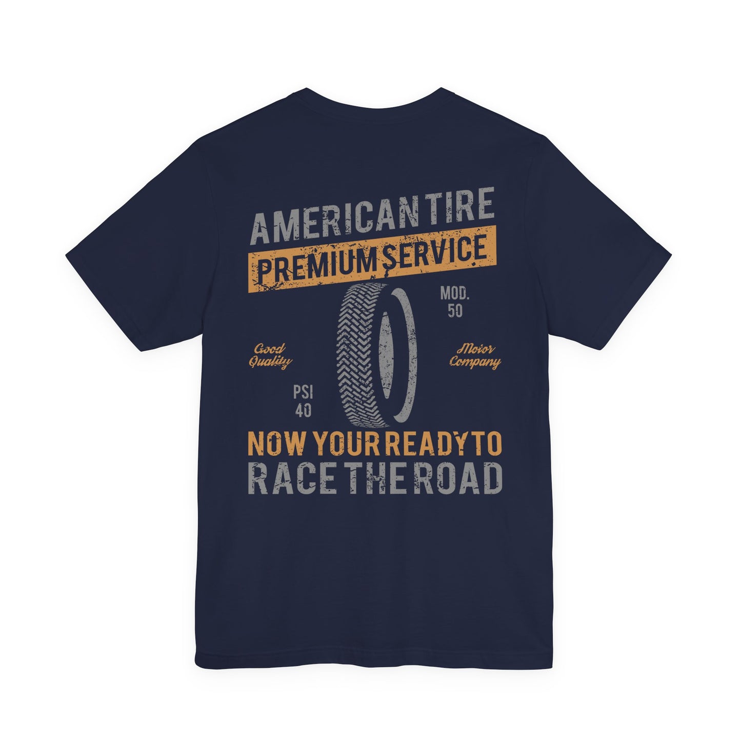 Retro American Tire T-Shirt Race the Road