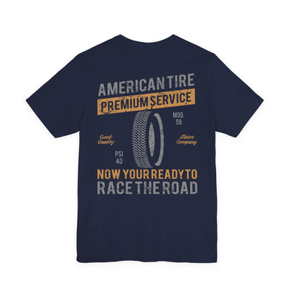 Retro American Tire T-Shirt Race the Road