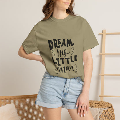 Dream Big Little Man Toddler Boy Tee