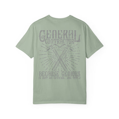 General Contractor Funny Heavyweight Tee Gift