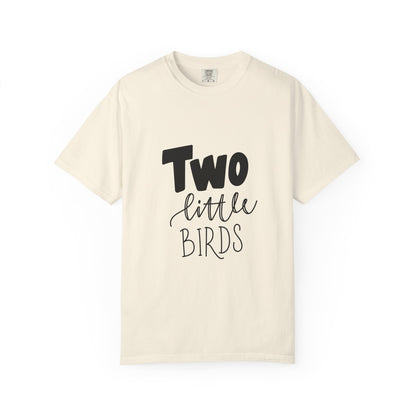 Two Little Birds Garment-Dyed 2nd Birthday Tee