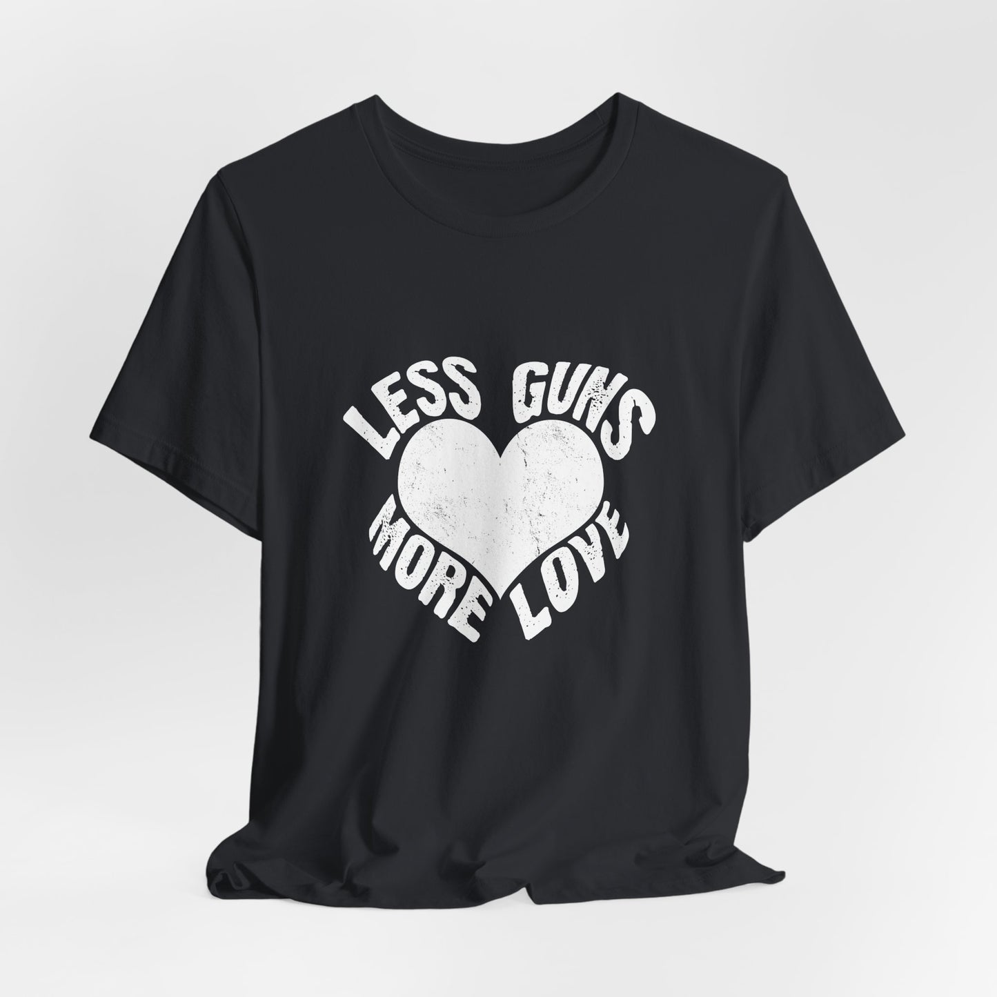 Less Guns More Love T-Shirt | Peace Graphic Tee