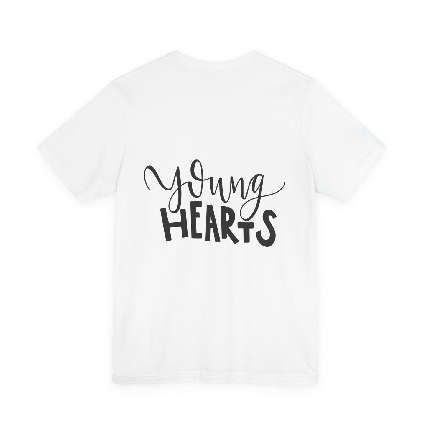 Young Hearts T-Shirt Hand Lettered Script Tee