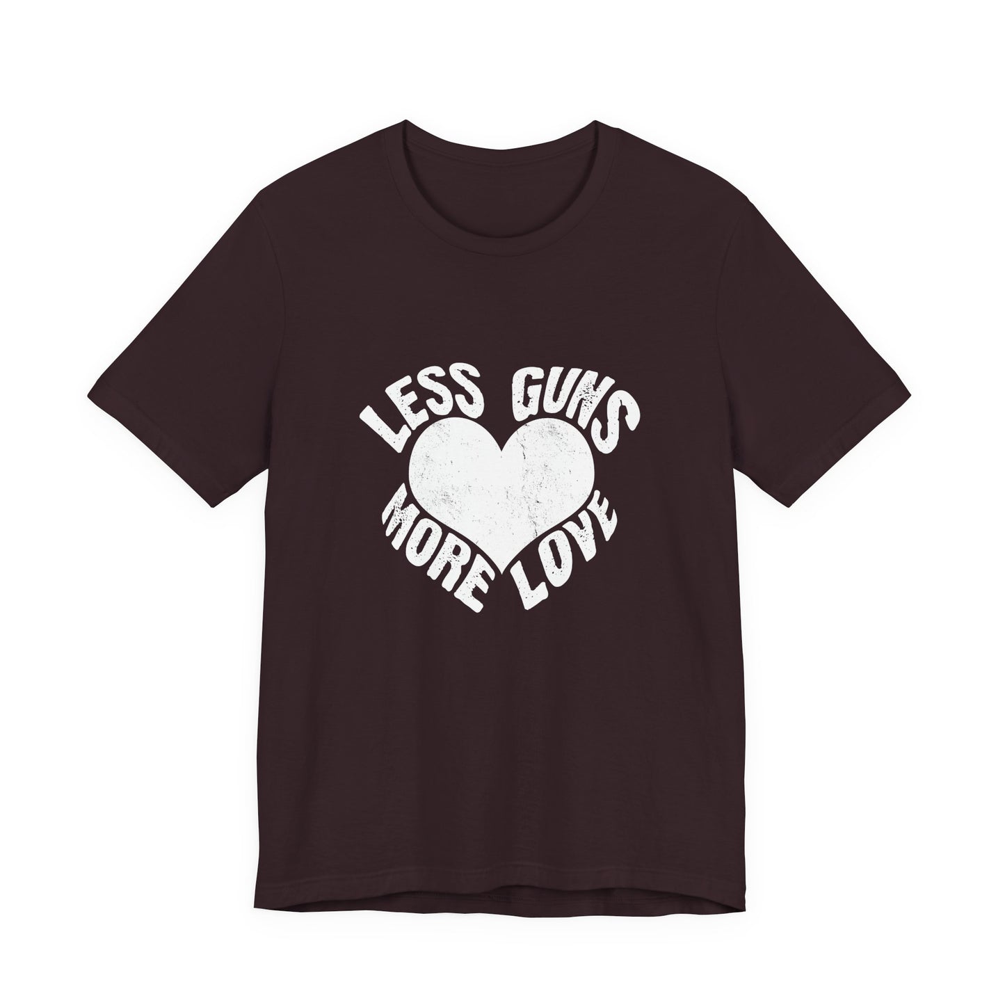 Less Guns More Love T-Shirt | Peace Graphic Tee