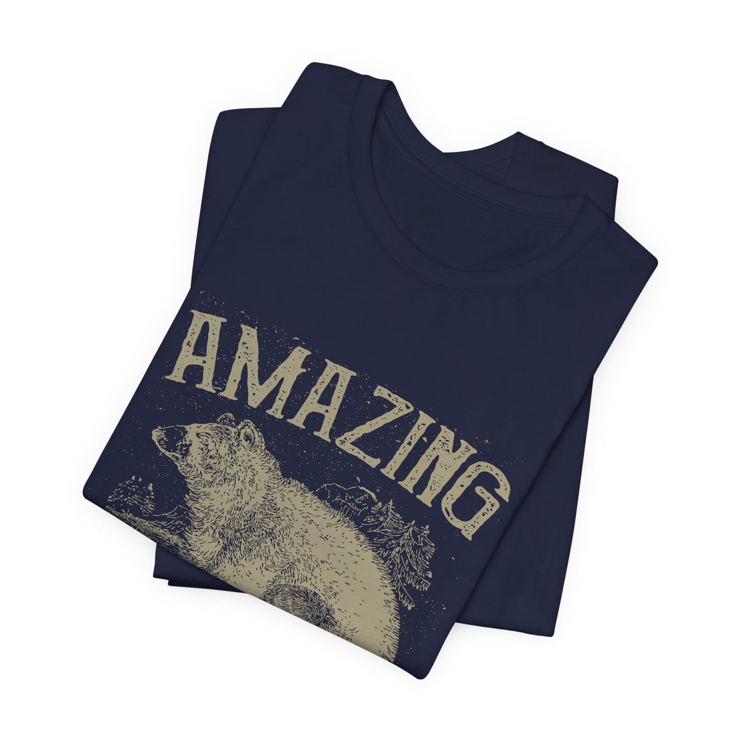 Amazing Wildlife Bear T-Shirt Vintage Outdoors