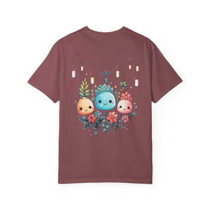 Kawaii Christmas Succulent Garment-Dyed Tee