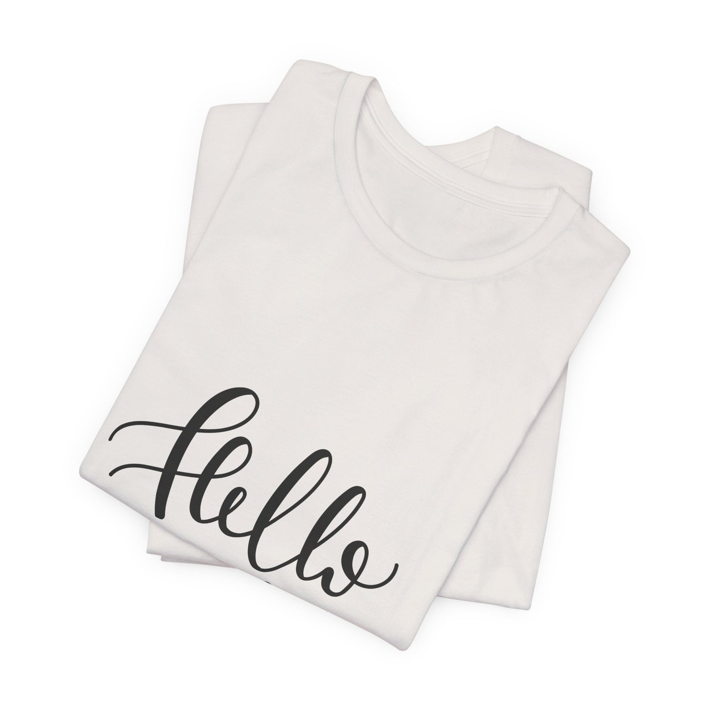 Hello Handsome T-Shirt Funny Calligraphy Tee