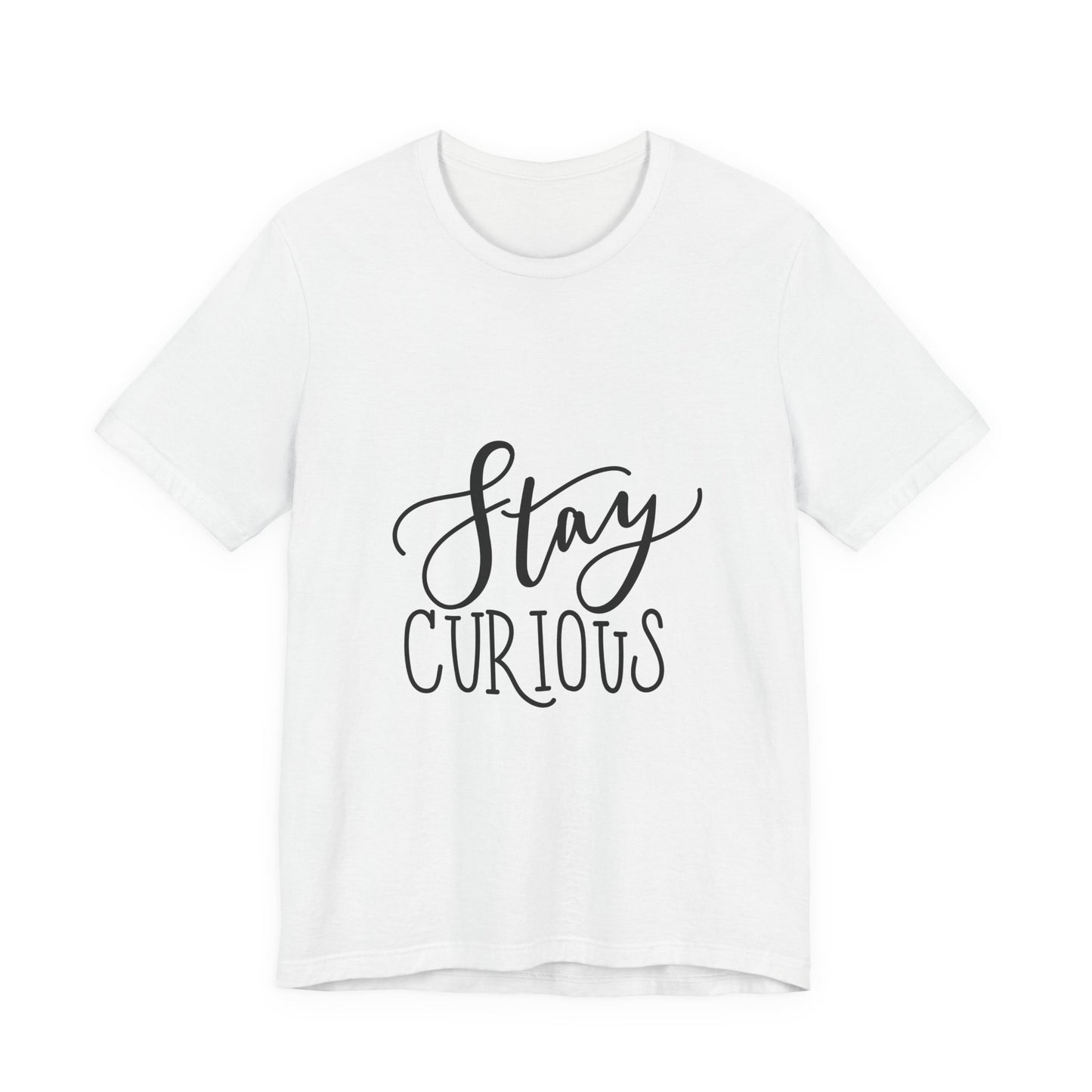 Stay Curious T-Shirt Inspirational Quote Tee