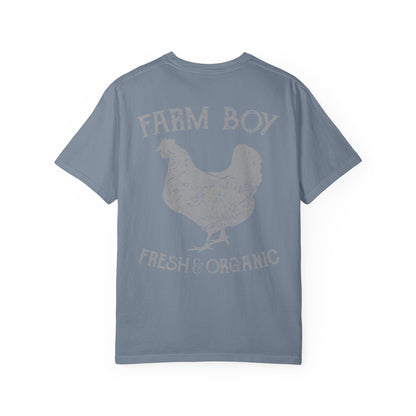 Farm Boy Rooster Garment-Dyed Heavyweight Tee