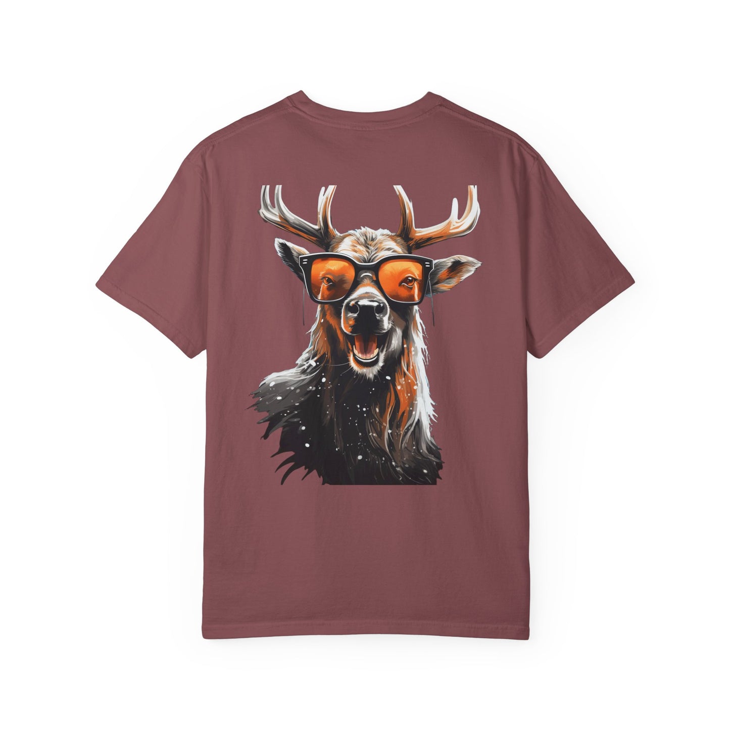 Cool Deer Sunglasses Christmas Heavyweight Tee