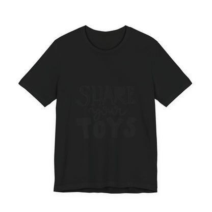 Share Your Toys T-Shirt Kids Lettering Tee