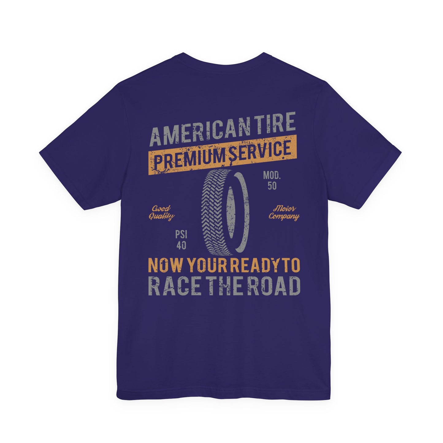 Retro American Tire T-Shirt Race the Road