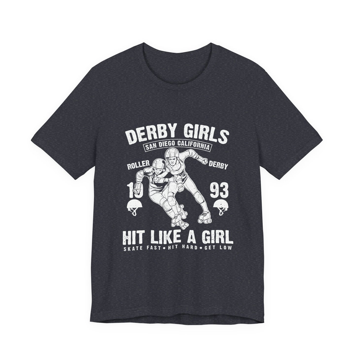 Derby Girls T-Shirt Roller Skating Gift Tee
