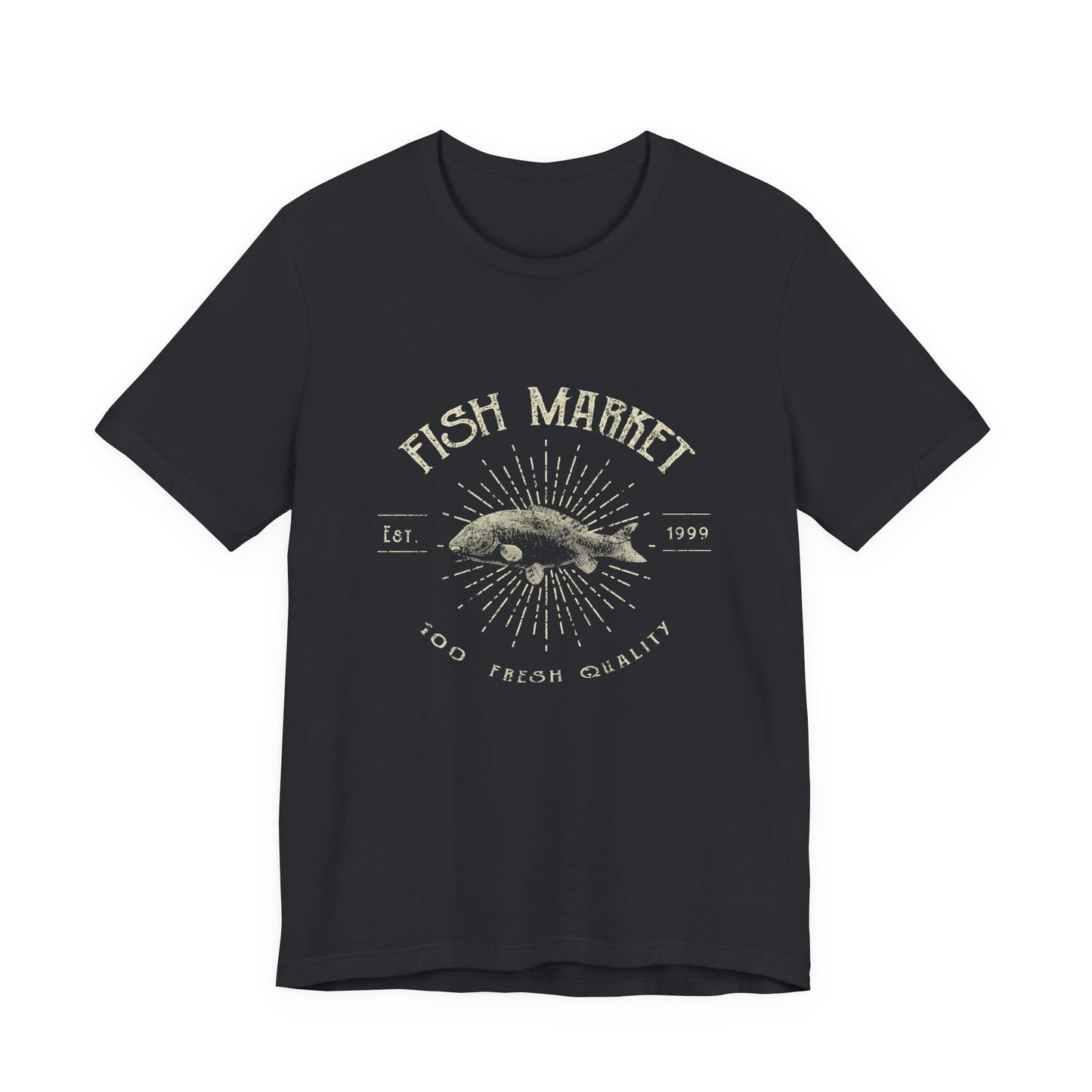 Fish Market Vintage Tee Est. 1999 Fishing Shirt