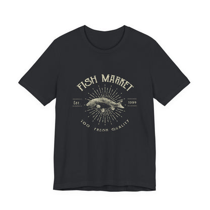 Fish Market Vintage Tee Est. 1999 Fishing Shirt