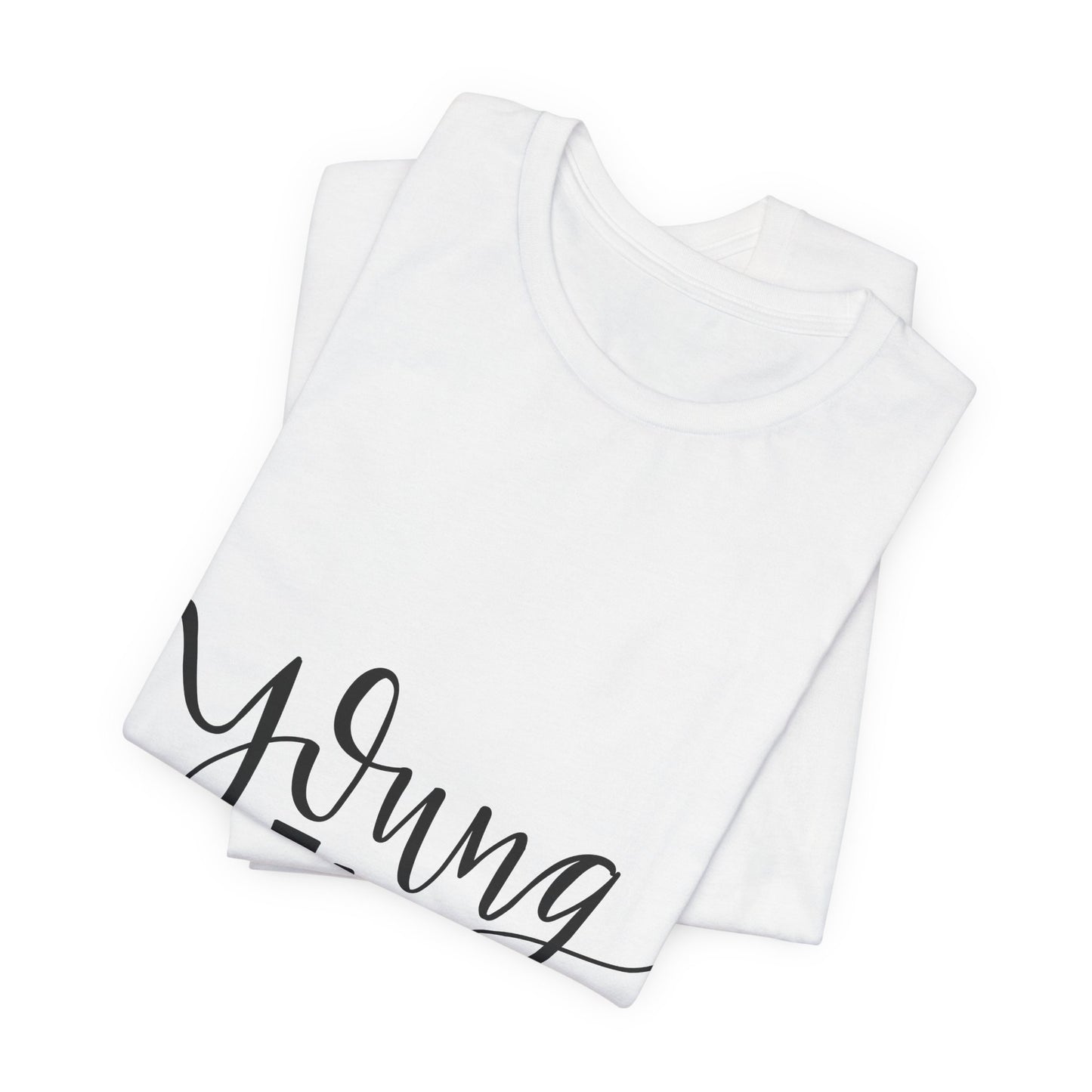 Young Hearts T-Shirt Hand Lettered Script Tee