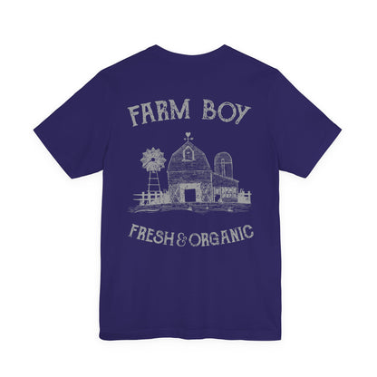 Farm Boy T-Shirt Fresh & Organic Barn Tee