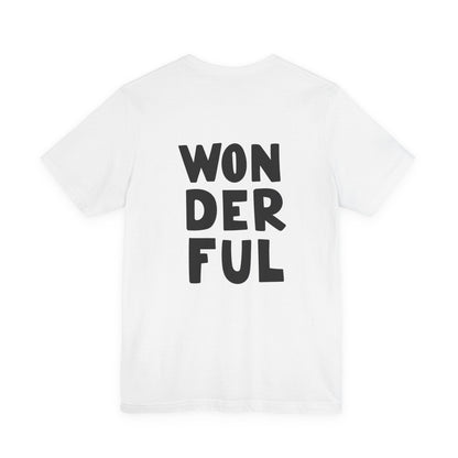 Wonderful T-Shirt Bold Typography Tee