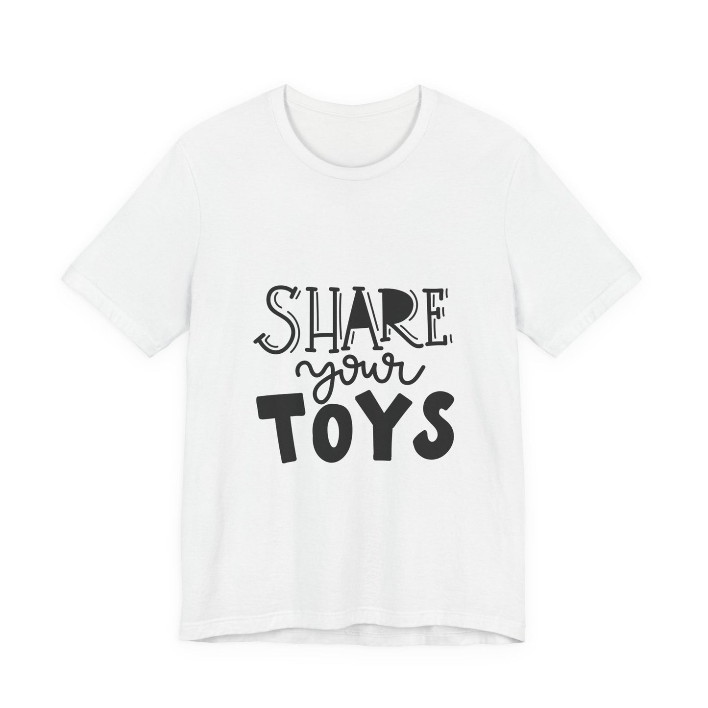 Share Your Toys T-Shirt Kids Lettering Tee